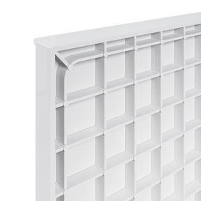SL4U SMC Solid Shower Base for 60W'' x 32D'' Shower Enclosure, Center Shower Drain Included, 32"D x 60"W x 4"H Shower Tray Base, White.